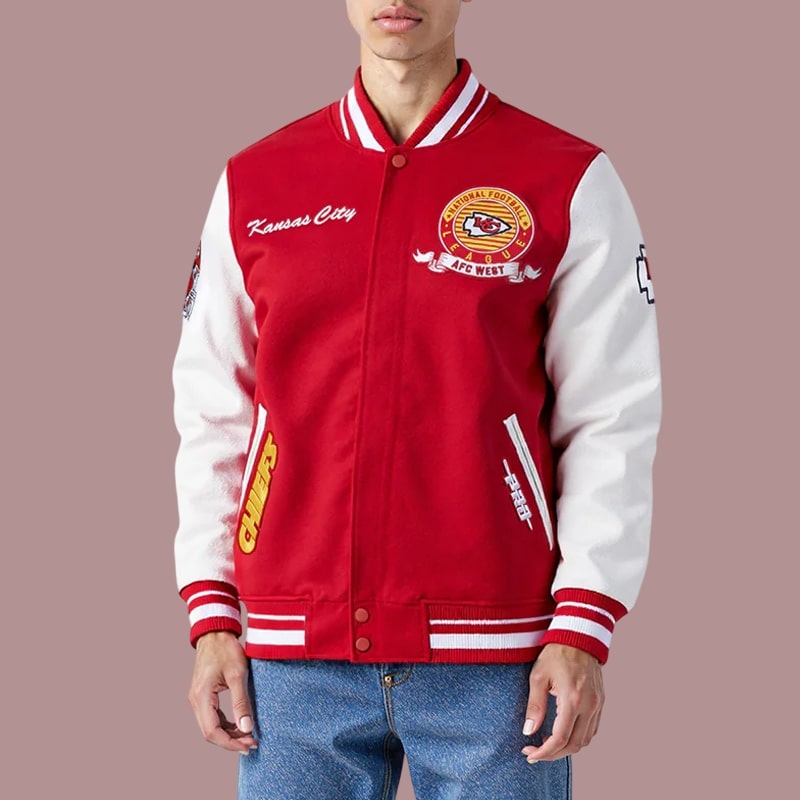 Kansas City Chiefs Red Varsity Jacket