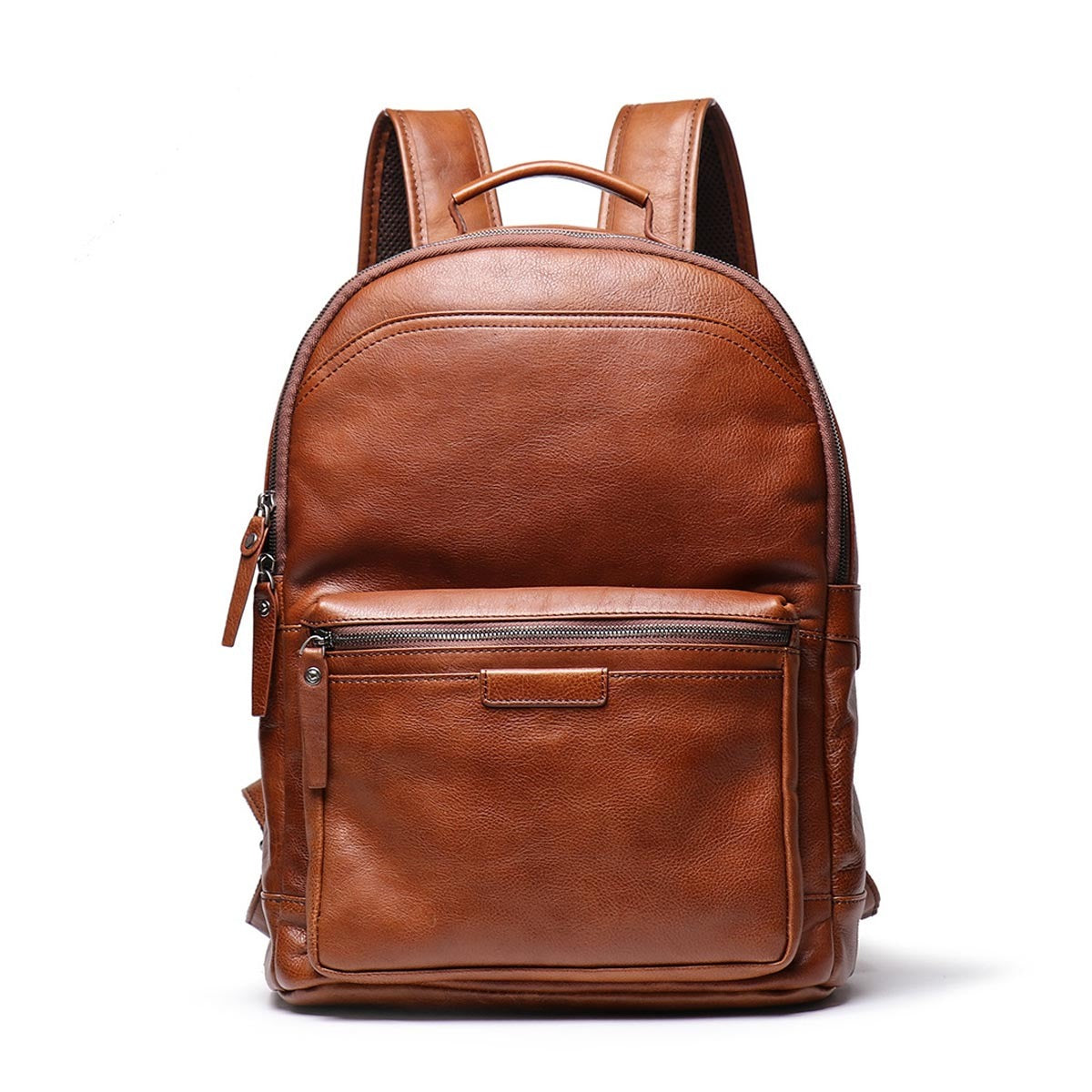 Men’s Brown Premium Leather Backpack – Elegant and Durable