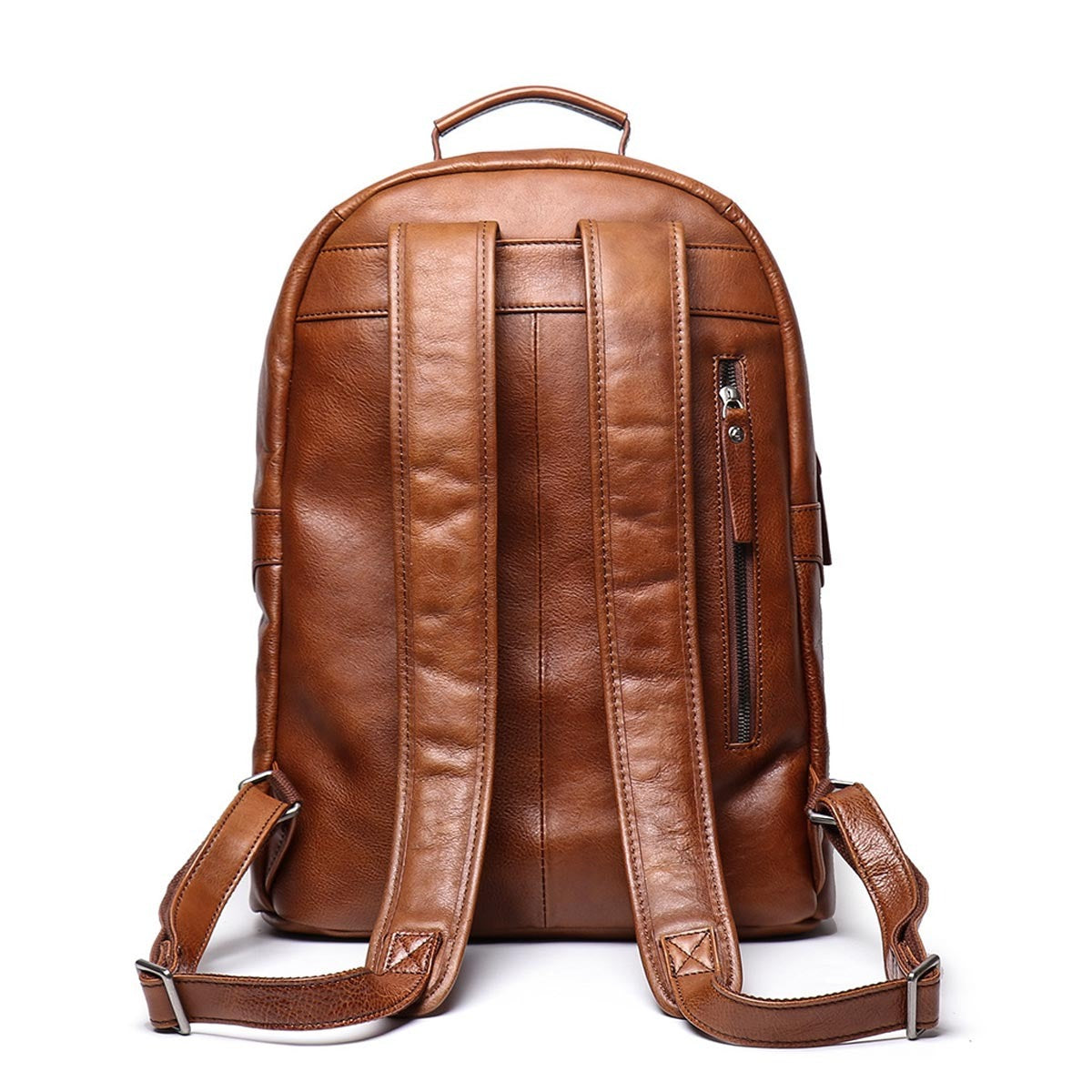 Men’s Brown Premium Leather Backpack – Elegant and Durable