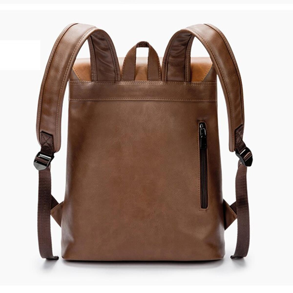 Men’s Brown Stylish Leather Backpack – Sophisticated and Practical