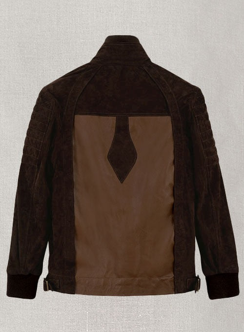 Daniel Radcliffe Horns Dark Tan Leather Jacket – Bold & Iconic