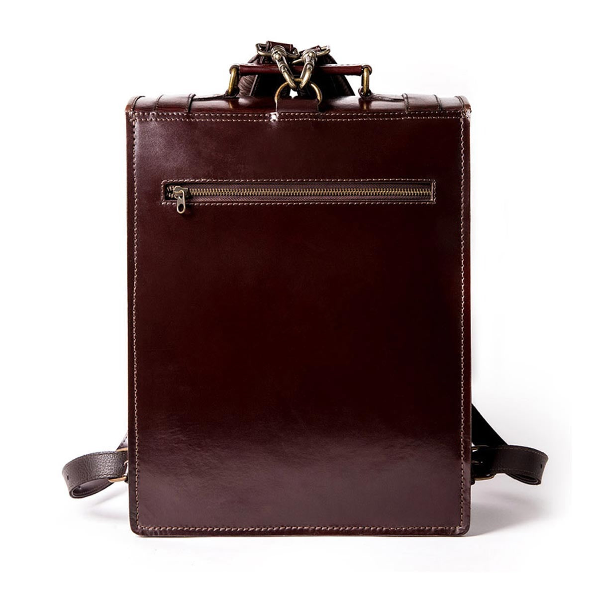 Men’s Dark Sienna Stylish Leather Backpack – Elegant and Durable