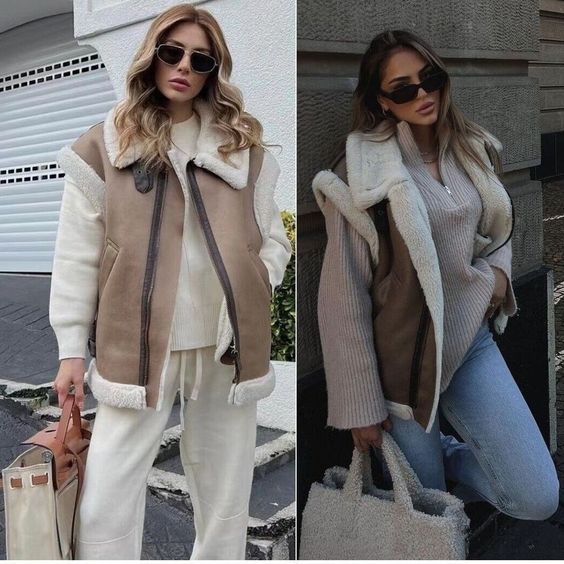 The Best Occasions to Wear a Shearling Vest for Women