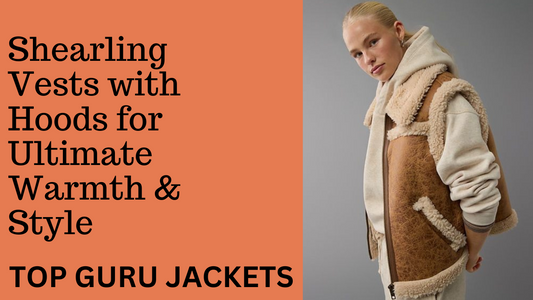 Shearling Vests with Hoods for Ultimate Warmth & Style