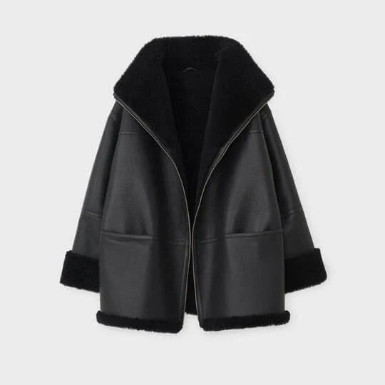 What are Feature of Women's Shearling Jacket