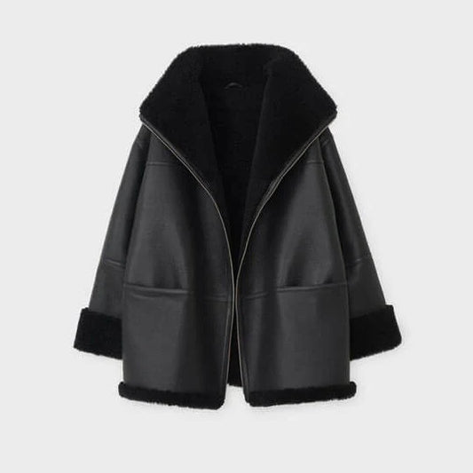 What are Feature of Women's Shearling Jacket