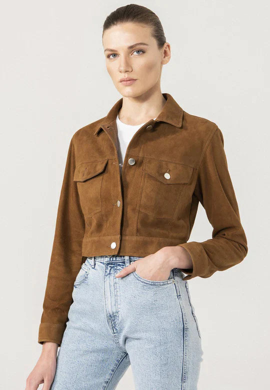 What are feature of Women's Suede Jackets