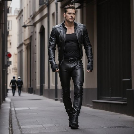 Men’s Leather Pants Fashion History – Stylish leather pants for men through the ages