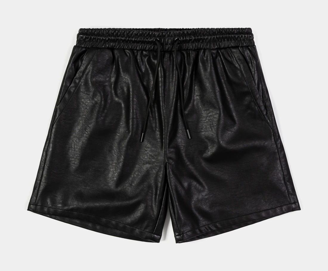 Black Leather Bermuda Shorts for Men: A Fashion Must-Have