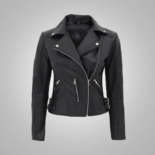 What are feature of Women's Biker Jacket