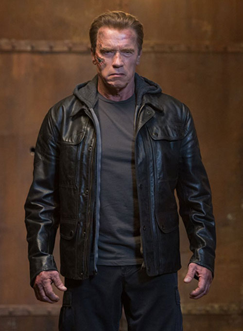 Terminator Genisys Leather Jacket—Iconic Sci-Fi Style