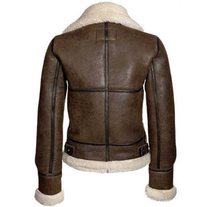 Premium Classic Leather Biker Jacket for Women