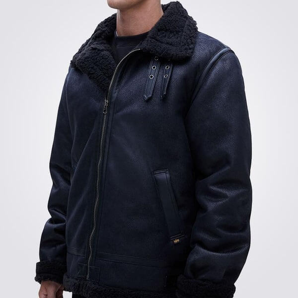 B-3 Faux Shearling Bomber Jacket