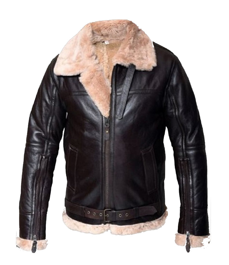 B3 Shearling Aviator Bomber Jacket