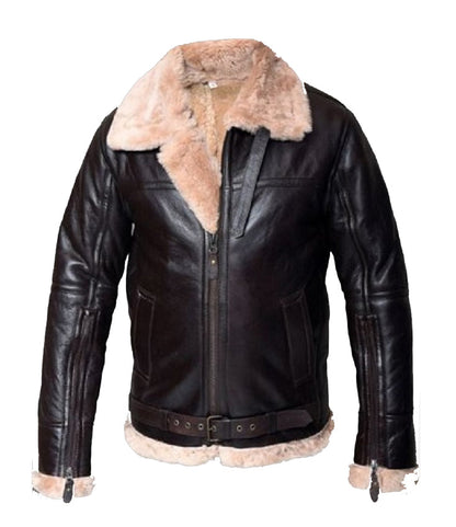 B3 Shearling Aviator Bomber Jacket