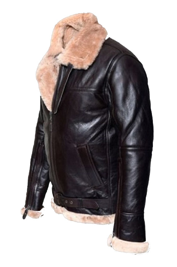 B3 Shearling Aviator Bomber Jacket