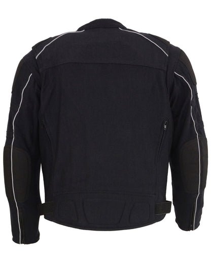 Men's Mesh Racing Jacket with Removable Rain Jacket