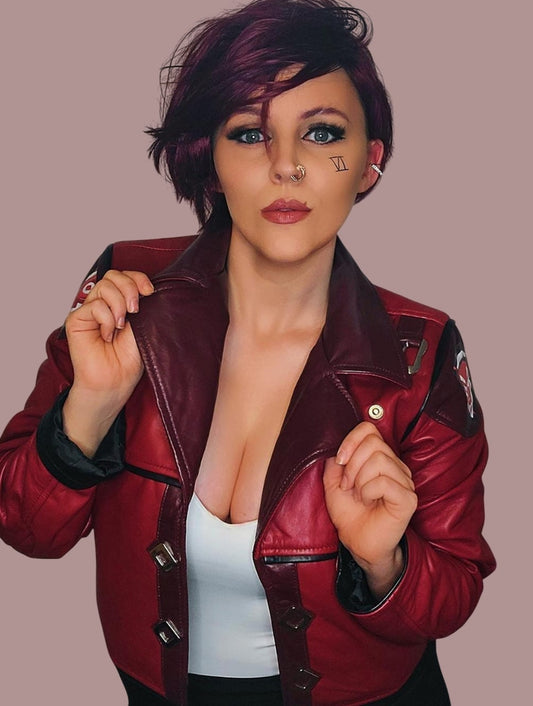 League of Legends Arcane Vi Leather Jacket