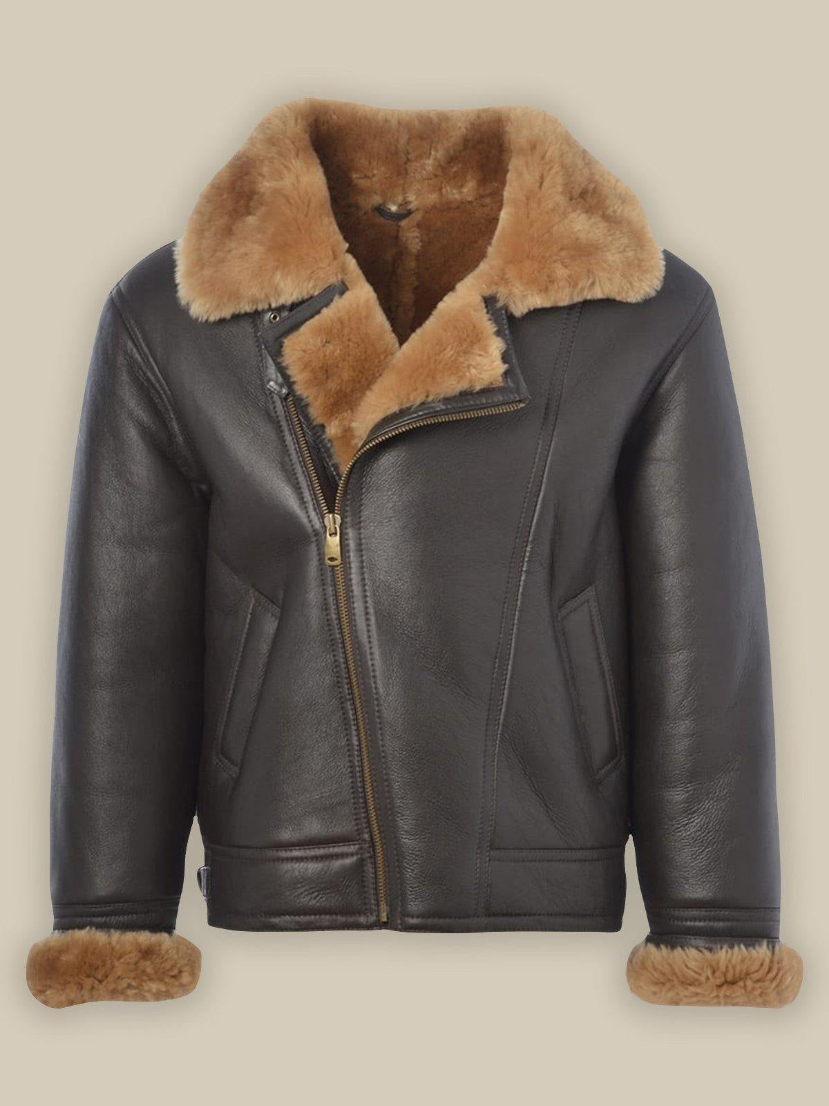 Men's B3 Shearling Bomber Leather Jacket