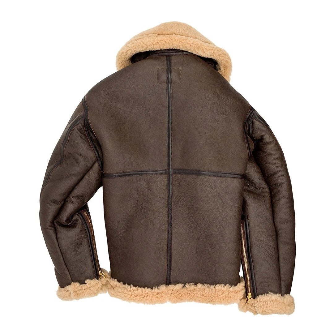 RAF Sheepskin B3 Bomber Jacket - TopGuruJackets