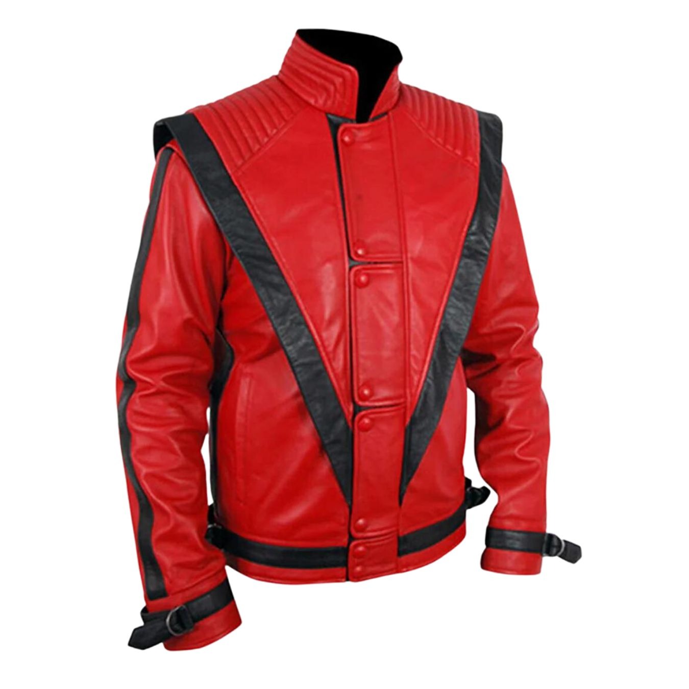 Iconic Michael Jackson's Red Leather Jacket from "Thriller" Music Video