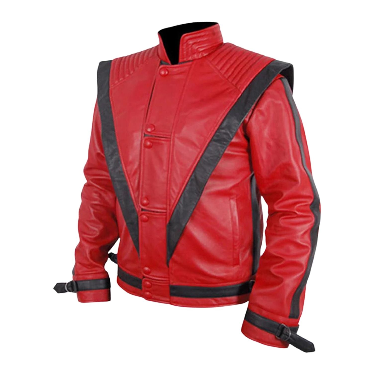 Iconic Michael Jackson's Red Leather Jacket from "Thriller" Music Video