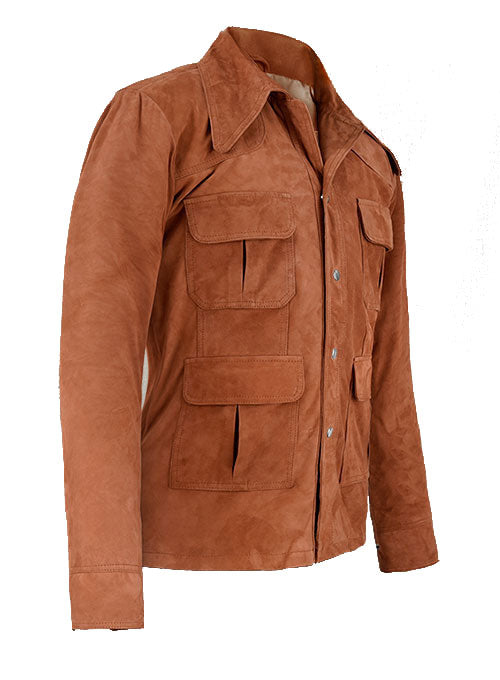 Tom Cruise American Made Leather Coat—Iconic Pilot Style