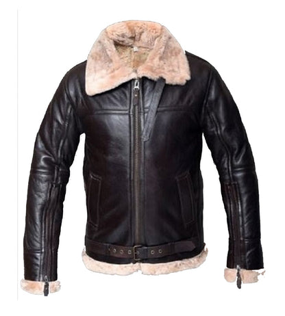 B3 Shearling Aviator Bomber Jacket