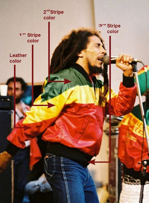 Bob Marley Vintage Leather Jacket