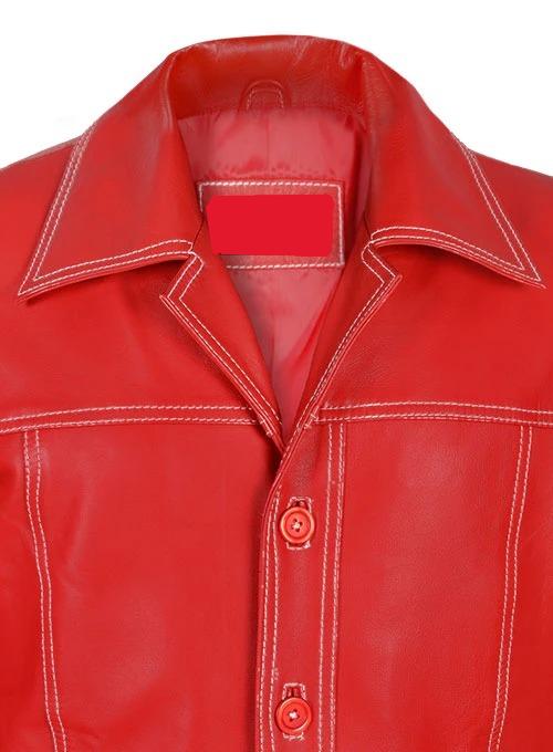 Brad Pitt Fight Club Leather Jacket