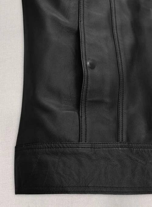 David Beckham's Iconic Black Leather Jacket