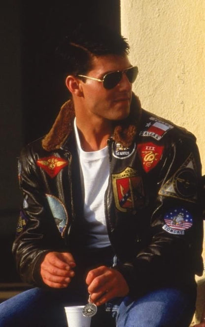 Classic Tom Cruise's "Top Gun" Bomber Jacket for Iconic Style