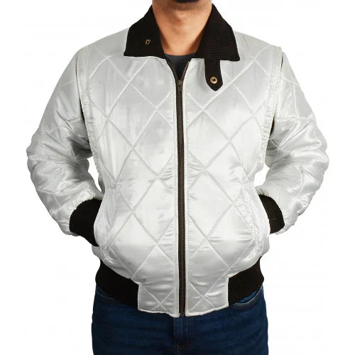 Ryan Gosling Scorpion Drive Satin Puffer Jacket