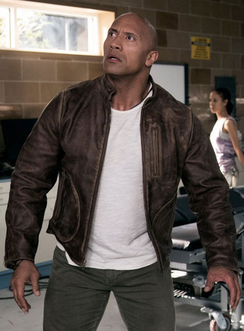 Dwayne Johnson Rampage Leather Jacket