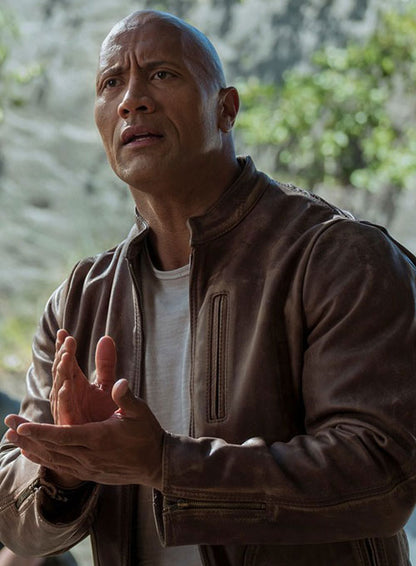 Dwayne Johnson Rampage Leather Jacket