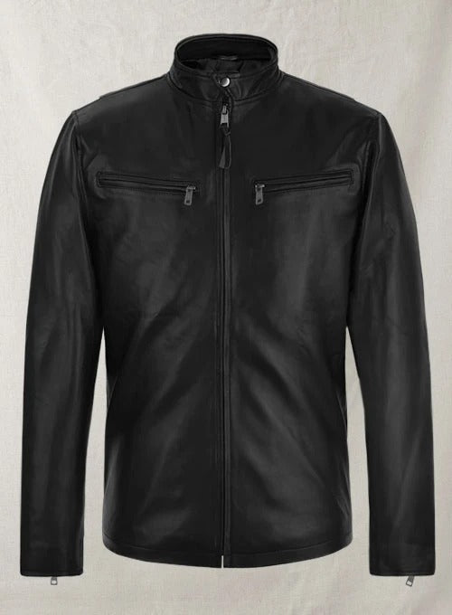 Henry Cavill Black Leather Jacket