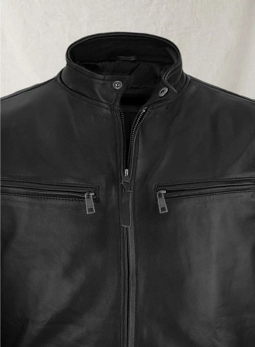 Henry Cavill Black Leather Jacket