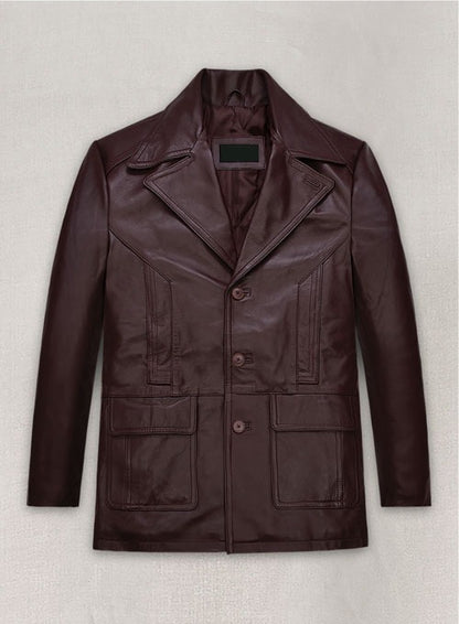 Johnny Depp Donnie Brasco Leather Blazer