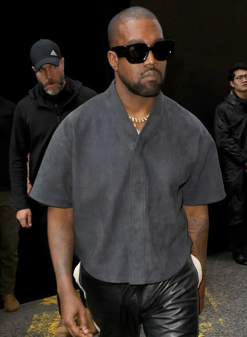 Kanye West Suede Leather Shirt