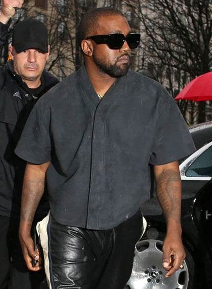 Kanye West Suede Leather Shirt