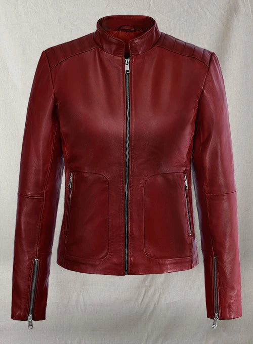 Kaya Scodelario Resident Evil Leather Jacket