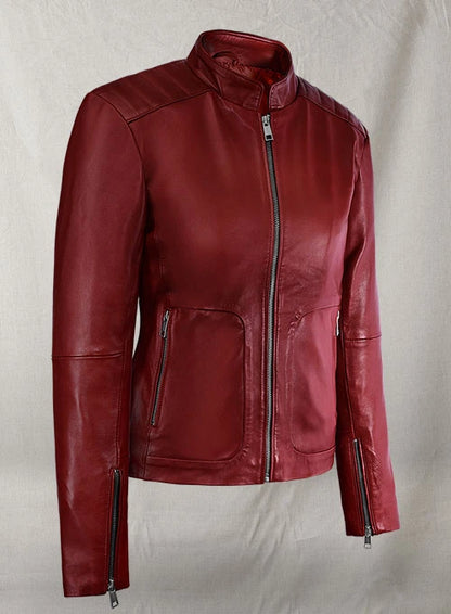 Kaya Scodelario Resident Evil Leather Jacket