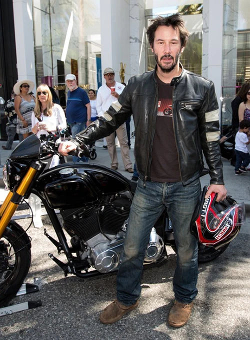 Keanu Reeves Iconic Leather Jacket