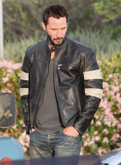 Keanu Reeves Iconic Leather Jacket