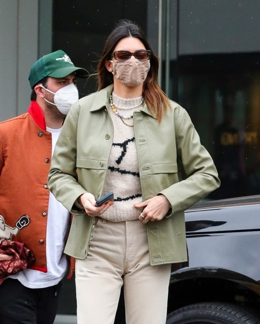 Kendall Jenner's Iconic Green Jacket – Beverly Hills Edition