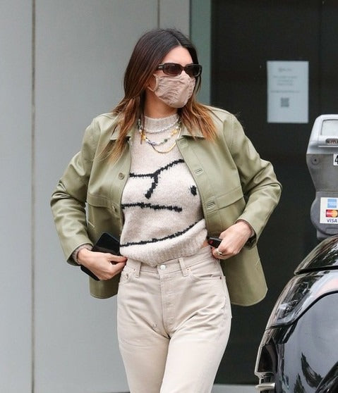 Kendall Jenner's Iconic Green Jacket – Beverly Hills Edition