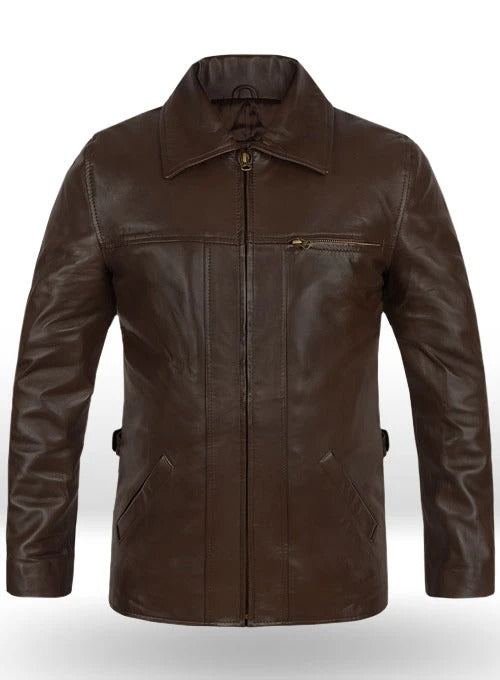 Leonardo DiCaprio Inception Brown Leather Jacket