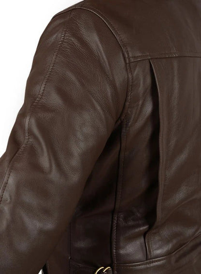 Leonardo DiCaprio Inception Brown Leather Jacket