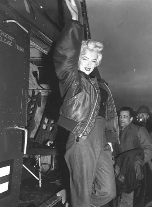 Marilyn Monroe Leather Jacket