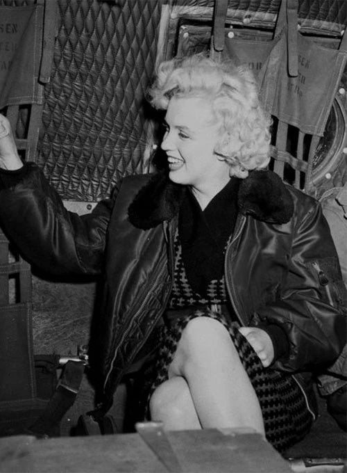 Marilyn Monroe Leather Jacket